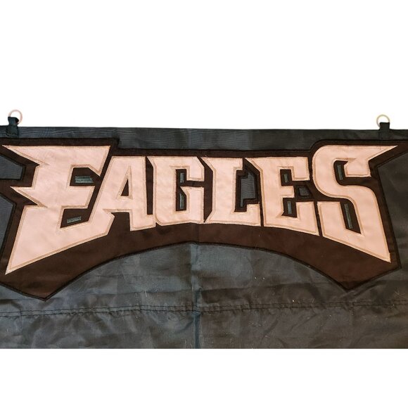 Philadelphia Eagles Outdoor Flag Banner 44"x28" Nylon Green & Black Sports - Picture 3 of 6